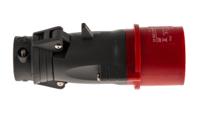 0-522-43 Legrand, HYPRA IP44 Red Cable Mount 3P + E Industrial Power Plug, Rated At 16A, 415 V