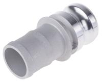 362-6807 RS PRO Hose Connector, Straight Cam & Groove Adaptor 2in 2in ID, 17 bar