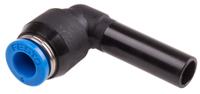 qsl-8h-6 Festo QSL Series Elbow Tube-toTube Adaptor, Push In 8 mm to Push In 6 mm, Tube-to-Tube Connection Style, 153062