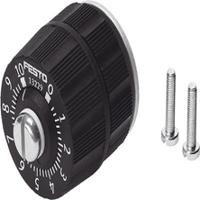 grpo-70-pk-3 Festo Rotary Knob Flow Control Pneumatic Control Valve GRPO Series, 2.5mm, 10803