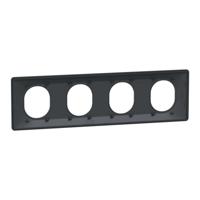 s340708 Schneider Electric Anthracite, 4 Gang, Ovalis C Series