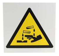 813-4546 RS PRO Hazardous Substances Hazard Warning Sign