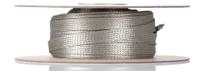 251-0834 RS PRO Expandable Braided Tinned Copper Metallic Cable Sleeve, 19.84mm Diameter, 30m Length