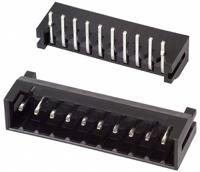df3a-10p-2ds Hirose DF3 Series Right Angle Through Hole PCB Header, 10 Contact(s), 2 mm Pitch, 1 Row, Shrouded