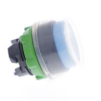 zb5ap6 Schneider Electric Harmony XB5 Series Blue Spring Return Push Button Head, 22mm Cutout, IP66, IP67
