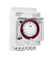 012800031 Grasslin Analogue DIN Rail Time Switch 230 V ac, 1-Channel