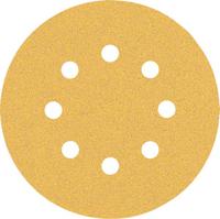 2608900805 Bosch C470 Aluminium Oxide Sanding Disc, 125mm, Medium Grade, P80 Grit, 5 in pack