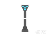 2373783-1 TE Connectivity SLIVER 2.0 Series Flat Ribbon Cable Assembly, 168-Way, 500mm Length