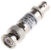 j01006a0834 Telegartner 50Ω RF Attenuator Straight BNC Connector BNC Plug to BNC Socket 3dB, Operating Frequency 0 → 1GHz