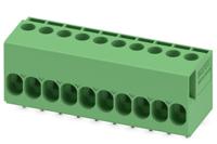 1017499 Phoenix Contact TDPT 2.5/ 10-SC-5.08 Series PCB Terminal Block, 10-Contact, 5.08mm Pitch, Through Hole Mount, 1-Row,