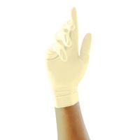 gs0014 Unigloves Unicare Soft Natural Colour Powder-Free Latex Disposable Gloves, Size 9, Large, 100 per Pack