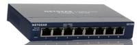 gs108uk Netgear ProSAFE GS108, Unmanaged 8 Port Ethernet Switch, Type G - British 3-Pin