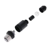 xs2c-d4s1 Omron Circular Connector, 4 Contacts, Cable, M12 Connector, Socket, Female, IP67, XS2 Series