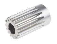 521-6711 RS PRO Stainless Steel 15 Teeth Spur Gear, 1 Module, 8mm Bore Diam, 15mm Pitch Diam, 17mm Hub Diam