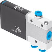 mhe2-ms1h-32g-qs-4 Festo 3/2, Closed, Monostable Solenoid Valve - Electrical One-Touch Fitting 4 mm MHE2 Series 24V dc, 196135