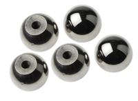 144-3651 RS PRO Silver Ball Clamping Knob, M4, Threaded Hole