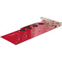 quad-m2-pcie-card-b StarTech.com 4 port M2 M-key M.2 Adapter Card