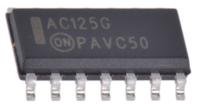 mc74ac125dg onsemi MC74AC125DG, Quad-Channel Non-Inverting Schmitt Trigger 3-State Buffer, 14-Pin SOIC
