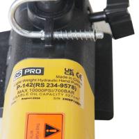 234-9578 RS PRO Two Speed, Hydraulic Hand Pump, 0.327L, 12.7mm Cylinder Stroke, 700 bar