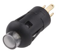 820-7527 RS PRO Illuminated Miniature Push Button Switch, Momentary, PCB, 8mm Cutout, SPST, White LED, 30V dc