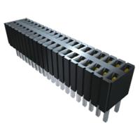 slm-118-01-g-s Samtec SLM Series Straight Through Hole Mount PCB Socket, 18-Contact, 1-Row, 1.27mm Pitch, Solder Termination
