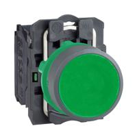 xb5aa31c0 Schneider Electric XB5 Series Push Button, 22mm Cutout, 1 NO, 600V, IP66, IP67