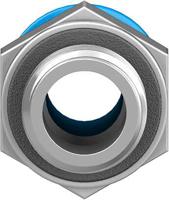 qs-g18-6 Festo QS Series Straight Threaded Adaptor, G 1/8 Male to Push In 6 mm, Threaded-to-Tube Connection Style, 186096