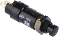 t0916soaae Arcolectric (Bulgin) Ltd 0916 Series Miniature Push Button Switch, Momentary, Panel Mount, 7.1mm Cutout, SPST, 250V ac