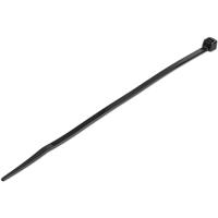 cbmzt6b StarTech.com Cable Tie, Cable Ties, 150mm x 4 mm, Black Nylon, Pk-100