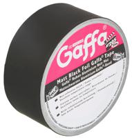 at205 Advance Tapes AT205 Black Matt Gaffa Tape, 50mm x 25m, 0.09mm Thick