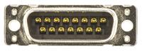 09652217701 HARTING 15 Way Through Hole D-sub Connector Plug, 2.74mm Pitch, with M3 Threaded Inserts