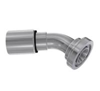 16f48-12-12 Parker Crimped Hose Fitting 3/4 in Hose to 3/4 in Flange, 16F48-12-12