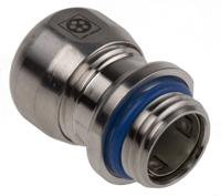 53806722 Lapp SKINTOP Series Metallic Stainless Steel Cable Gland, M16 Thread, 6mm min., 10mm max., IP68, IP69