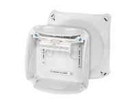 dk-0604-g HENSEL DK Series Grey Polypropylene Terminal Box, IP66, 5 Terminals, 77 x 130 x 130mm