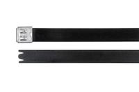111-00300-mbt20xhfc-spss316-bk HellermannTyton Cable Tie, Roller Ball, 521mm x 12.3 mm, Black Polyester Coated Stainless Steel, Pk-50