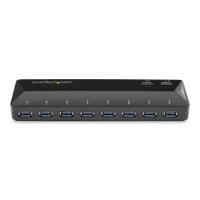 st103008u2c StarTech.com 10 Port USB 3.0 USB A  Hub, AC Adapter Powered, 201 x 60 x 24mm