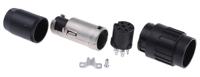 t3438501 Amphenol Industrial, C 091 B 7 Pole M16 Din Socket, 5A, 300 V ac, Female, Cable Mount