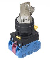 yw1k-32ce21 Idec IP65 Key Switch, DPDT 3-Way