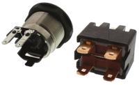 124168231122000 Schurter Illuminated Push Button Switch, Latching, Panel Mount, 19mm Cutout, DPDT, Green LED, 125/250V ac, IP64