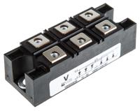 vs-130mt120kpbf Vishay Bridge Rectifier Module, 160A, 1200V, 3-phase, 6-Pin