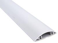 880-6865 RS PRO Grey Floor Trunking - Closed Slot, W50 mm x D9.8mm, L1m, Aluminium Alloy (Lid), PVC (Base)