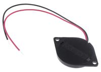 535-8045 RS PRO 88dB Panel Mount Continuous External Piezo Buzzer, 34 x 24 x 4mm, 30V ac Max