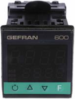 600-r-r-r-0-1 Gefran 600 PID Temperature Controller, 48 x 48 (1/16 DIN)mm, 3 Output Relay, 100 V ac, 240 V ac Supply Voltage ON/OFF
