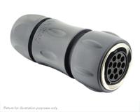 utgx6jc1412s Souriau Sunbank by Eaton Circular Connector, 12 Contacts, Cable, Standard Connector, Plug, Female, IP68, IP69K, UTGX
