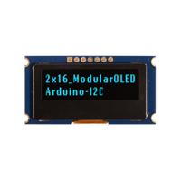 nhd-0216aw-ib3 NEWHAVEN DISPLAY INTERNATIONAL 1.39in Blue Passive matrix OLED Display PCB Mount I2C Interface