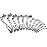 75j12pb Facom Hex Tubular Box Spanner Set, 7 - 8 - 10 - 11 - 12 - 13 - 16 - 17 - 18 - 19 - 22 - 24 mm Tip