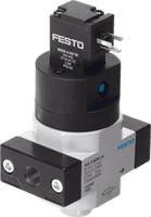 hee-38-d-mini-24 Festo Locking Shut-Off Valve 3/2 Closed, Monostable Pneumatic Manual Control Valve HEE Series, G 3/8, 3/8, 165074