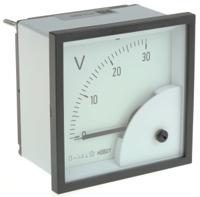 d721mcs30v2-001 HOBUT Analogue Voltmeter DC, 68 x 68 mm