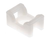 151-24619-kr6g5-pa66-na HellermannTyton Self Adhesive Natural Cable Tie Mount 12 mm x 18mm, 6mm Max. Cable Tie Width