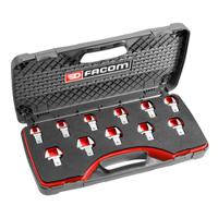 11j11 Facom 11-Piece Crow Foot Spanner Set, 13 → 24 mm